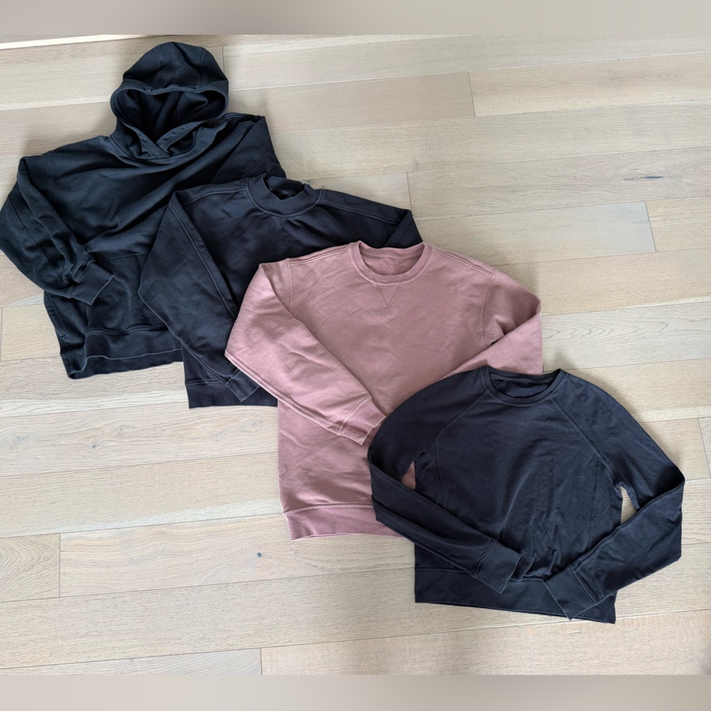 Lululemon crewneck sweatshirts & hoodie bundle